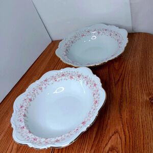 2 Mitterteich Bavaria deep plates, made in Germany.